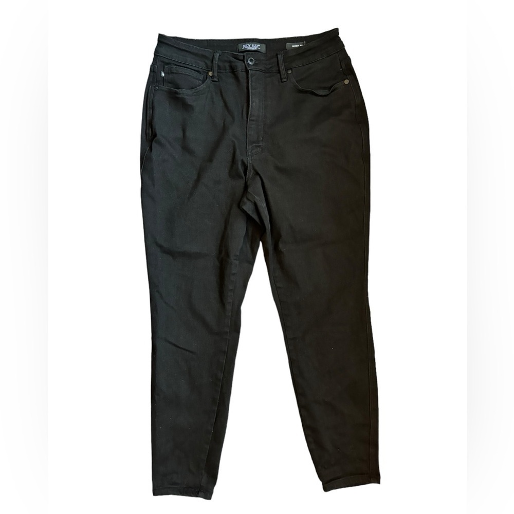Judy Blue High Waist Tummy Control Classic Black Skinny Fit Jeans JB-88757 14W